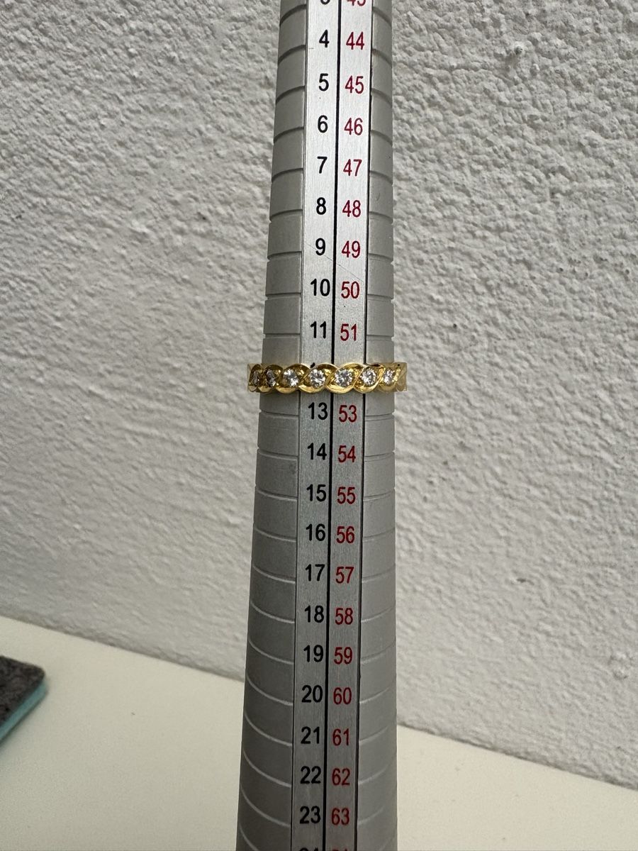 Anelli: Gelbgoldring mit Diamanten – Nuovo (secondo la descrizione) da Zug venduto da Amedea36 6
