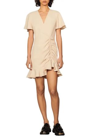 Neu: Sandro Mini Kleid in Beige in 36 - Mini Dress