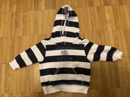 Gestreifter, warmer Pullover (gefüttert), Baby (62/68)