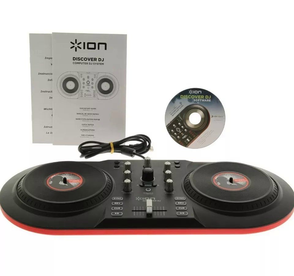 Console di mixaggio: Système DJ Ion Audio Discover pour ordinateur avec logiciel – Nuovo e nell'imballaggio originale da Goumoens-la-Ville venduto da Vitamine 2