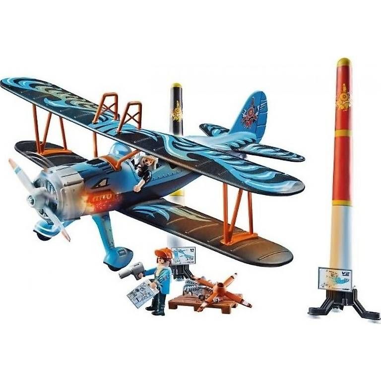 Playmobil Giocattoli: Playmobil Air Stuntshow Doppeldecker Phönix 70831 – Nuovo e nell'imballaggio originale da Birsfelden venduto da der-Wegweiser 1