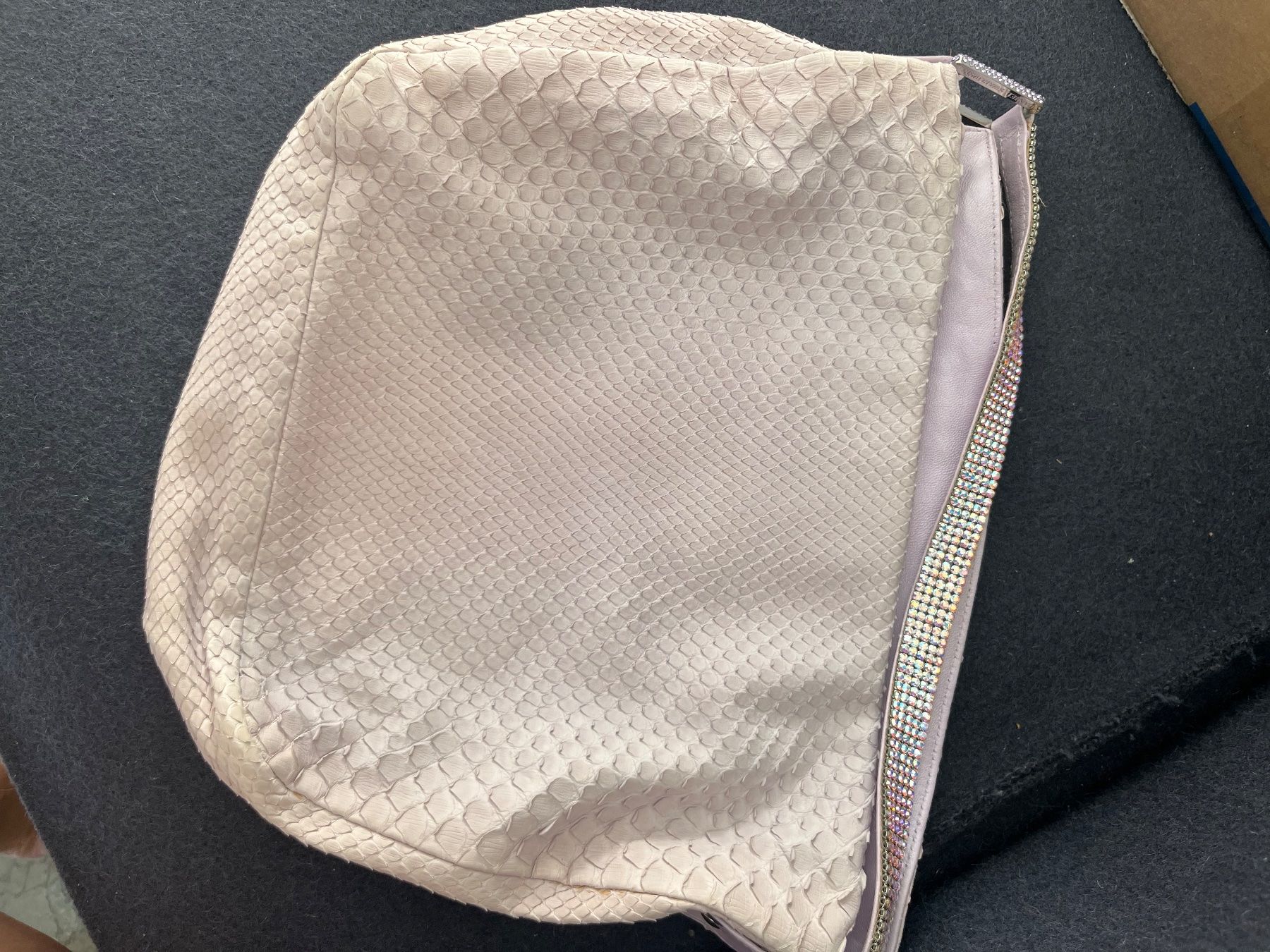 Swarovski Borse da donna: Daniel Swarovski Abendtasche rosa Schlangenleder – Nuovo (secondo la descrizione) da Saanen venduto da SoniaMichaela 1