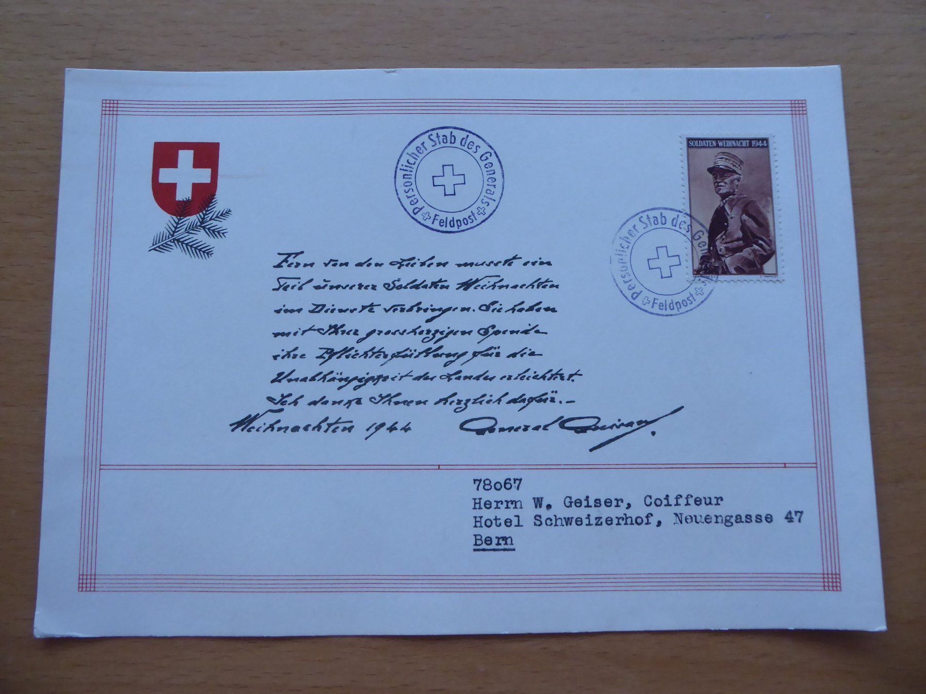 Tous les timbres: 1944 Soldaten Weihnachten – D'occasion à Rothrist par swisstools