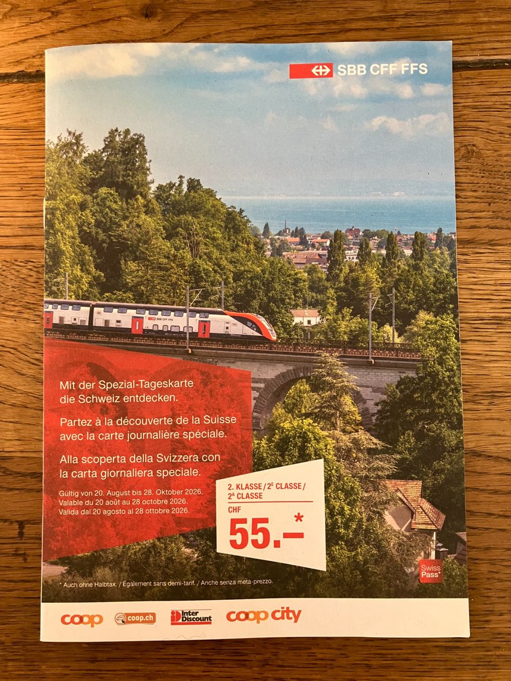 Tickets: SBB Tageskarte – Neu und originalverpackt aus Wallenwil von steiger 1