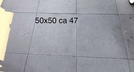  Betonbodenplatten  50 x 50 / 47 Stück