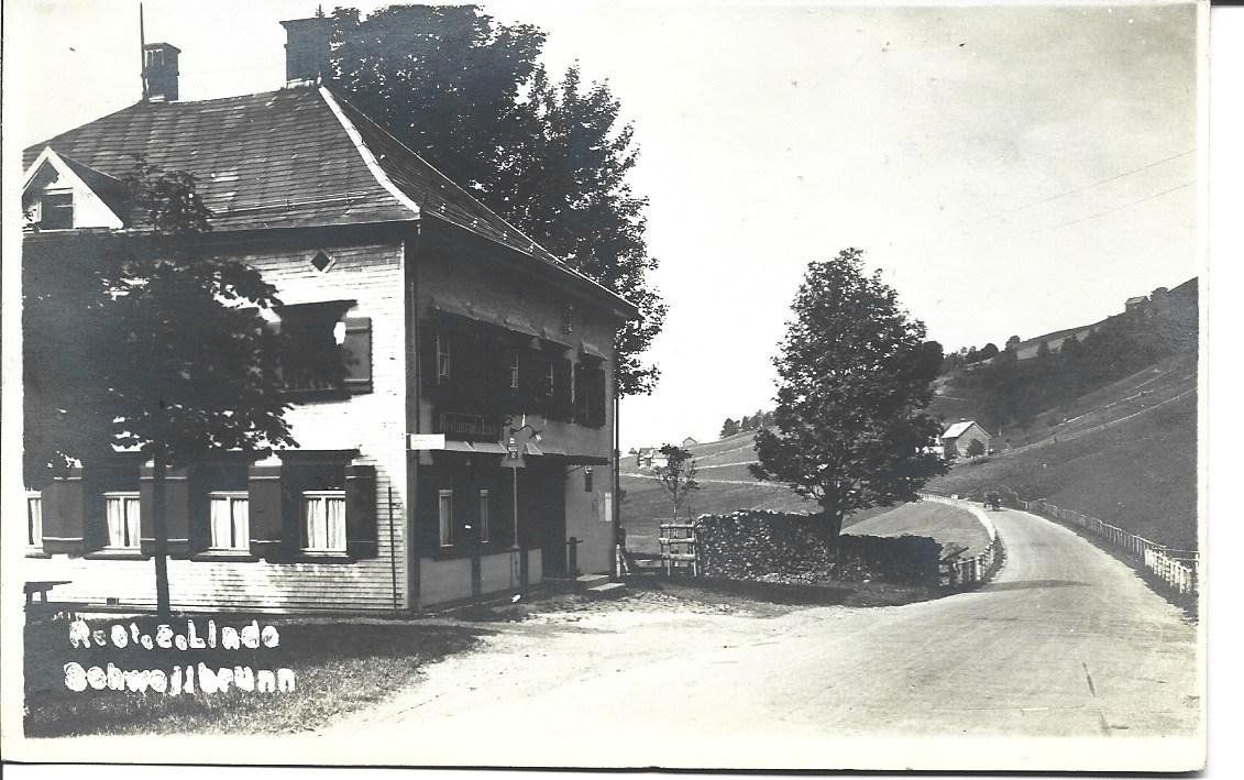Cartoline postali: AK Schwellbrunn Restaurant Linde – Usato da Appenzell venduto da mai25