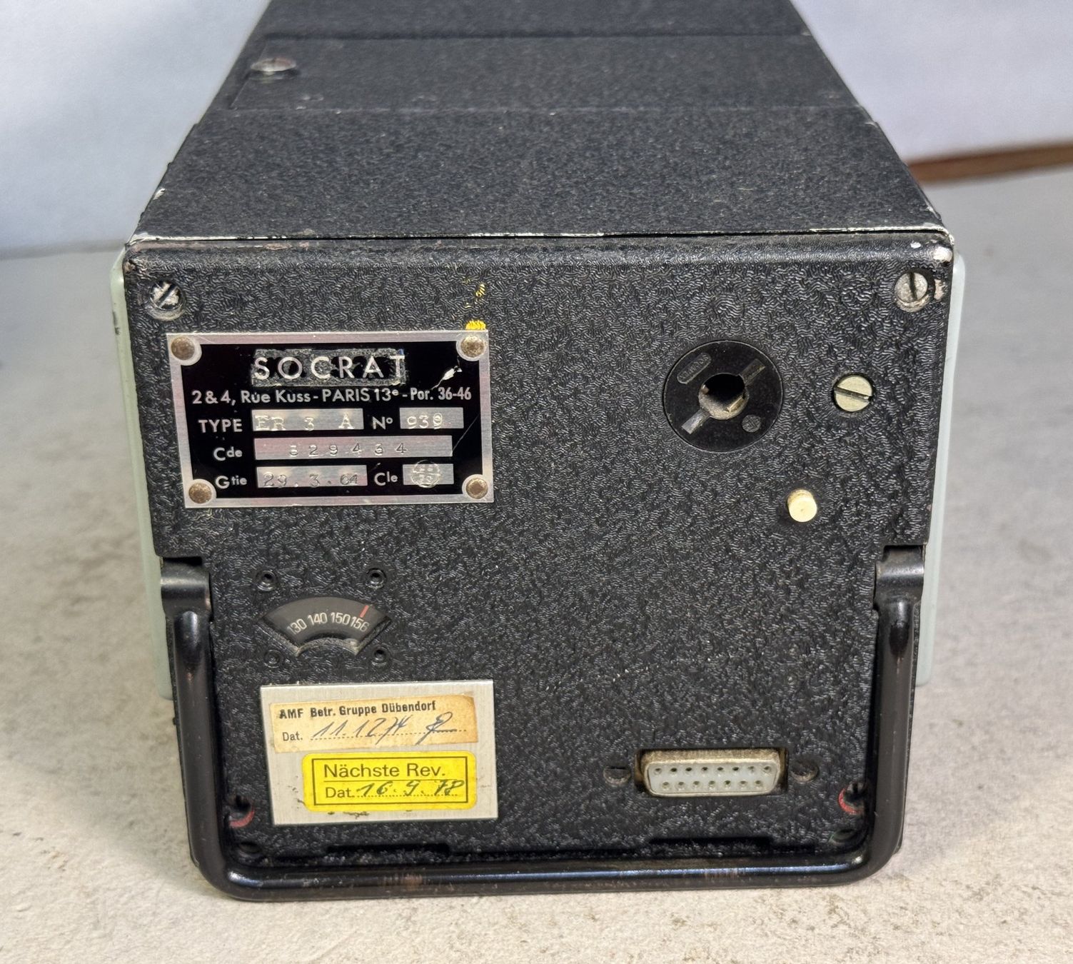 Technique de radiocom: Flugfunkgerät SE-027 – Défectueux à Ins par funkflieger 3