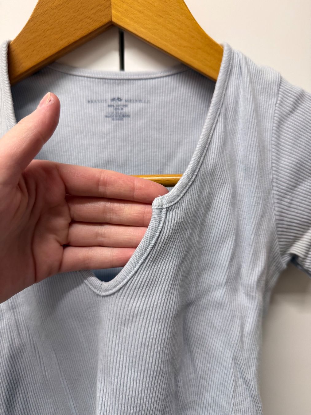 Brandy Melville Tops: Brandy Melville Top, hellblau, 100% Baumwolle - Top! – Neu (gemäss Beschreibung) aus Zürich von Cleo234 1