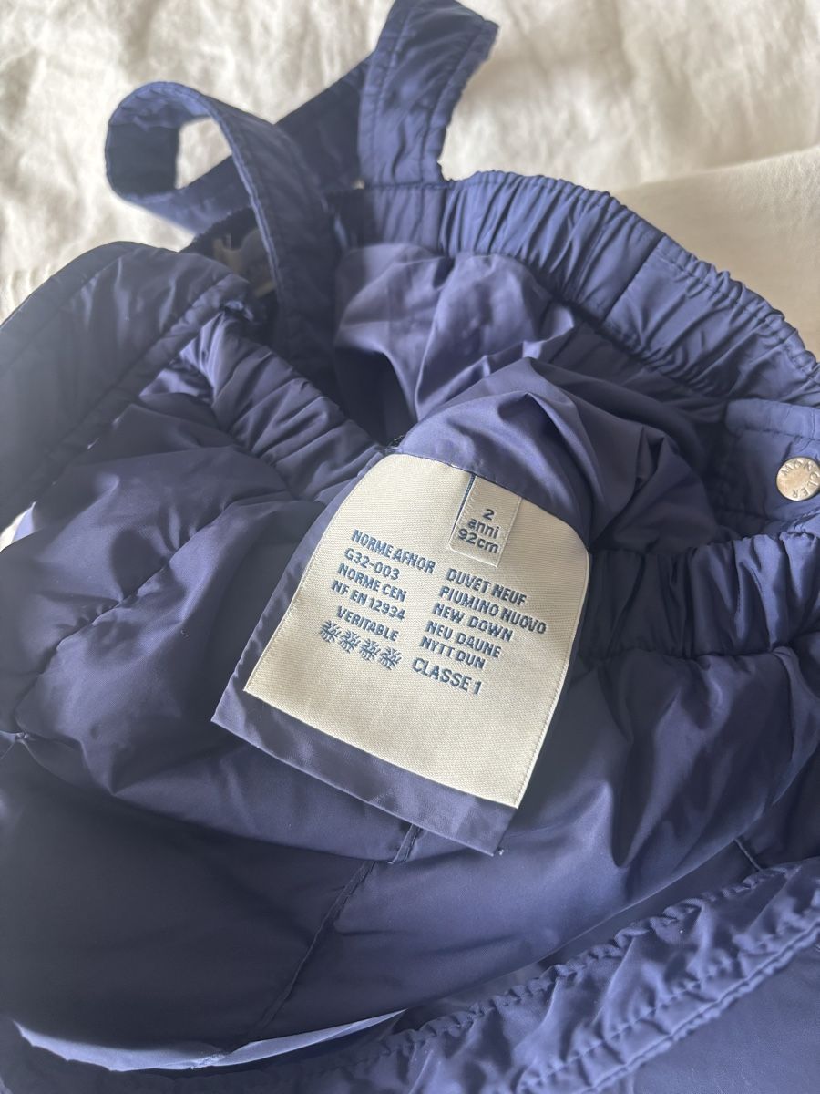 Moncler Pantaloni: Moncler kinder hose 86/92 cm Blau – Usato da Küsnacht ZH venduto da Chhj8700 1