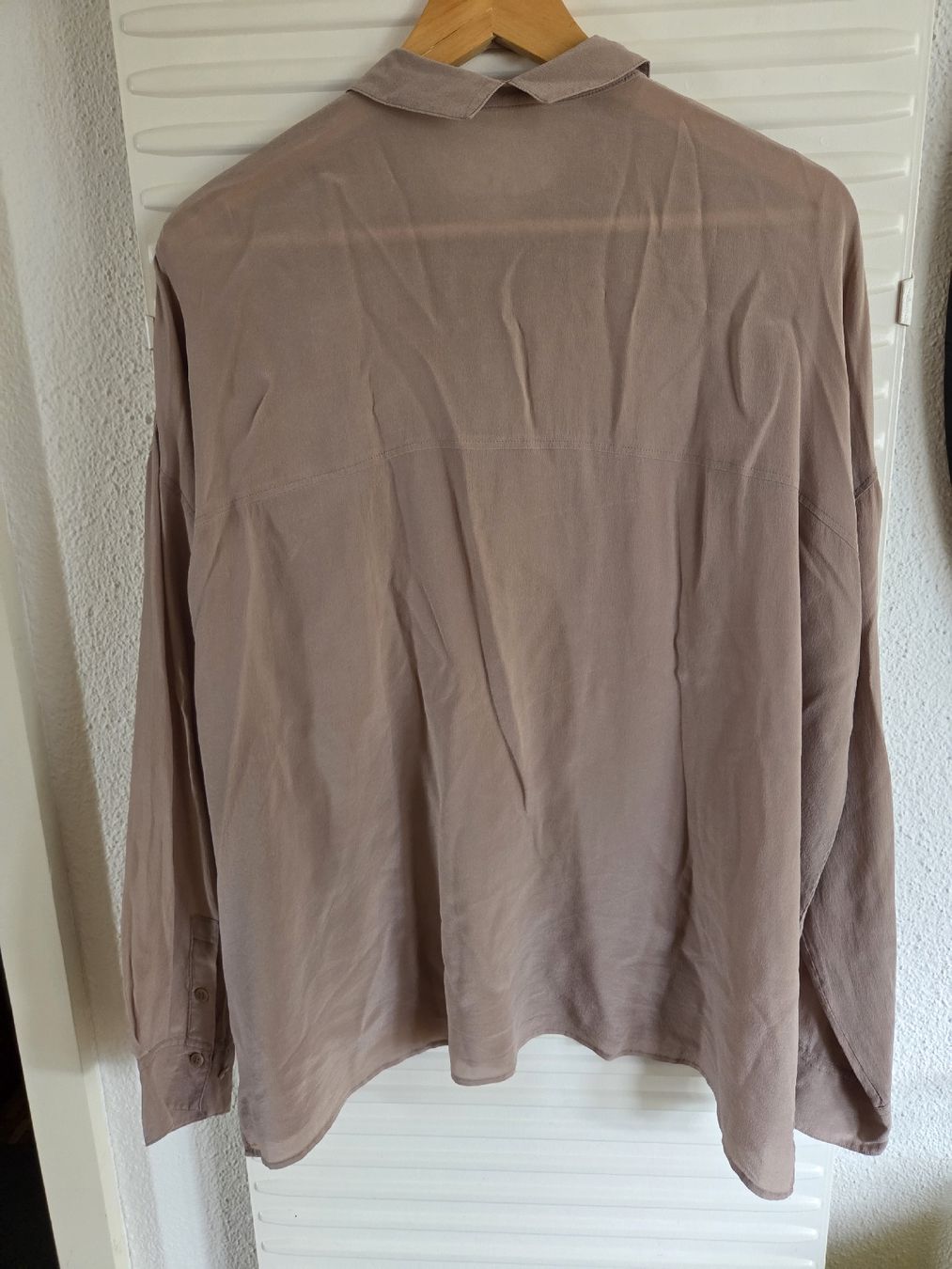 Drykorn Camicette: Drykorn Seidenbluse Grosse 3 Hellbraun – Usato da Walchwil venduto da Petulas 3