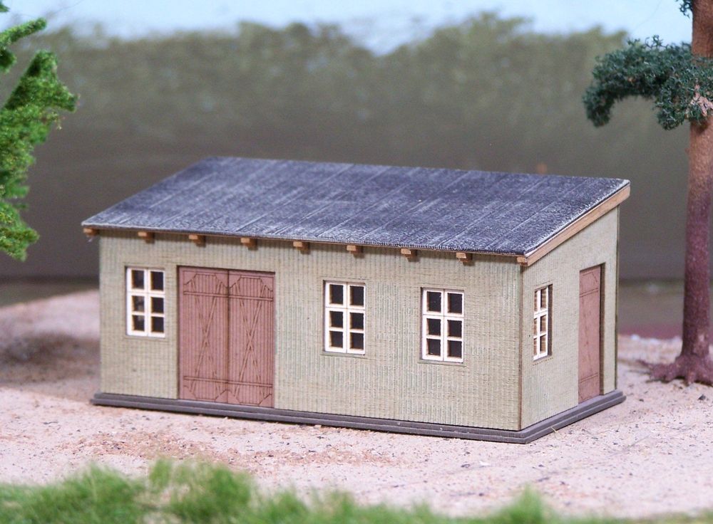 MKB Modellbau Art.N°160302 / Flachdachhütte (Neu und originalverpackt ...