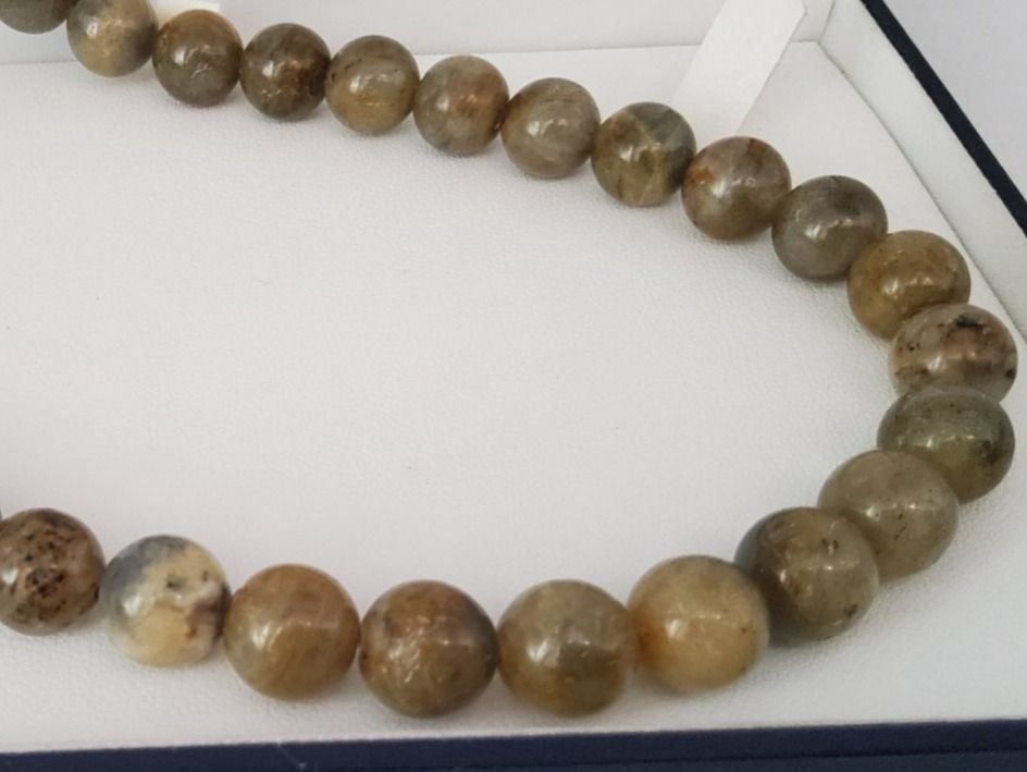Ketten: Collier Labradorit mit Pyrit Kugeln – Neu (gemäss Beschreibung) aus Luzern von S.Kern01 3