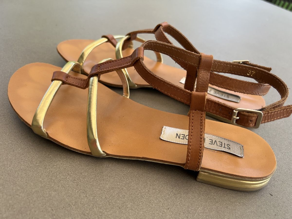 Steve Madden Scarpe da donna: Leder Sandalen Gr. 38 – Usato da HORGEN venduto da vladibarca10 2