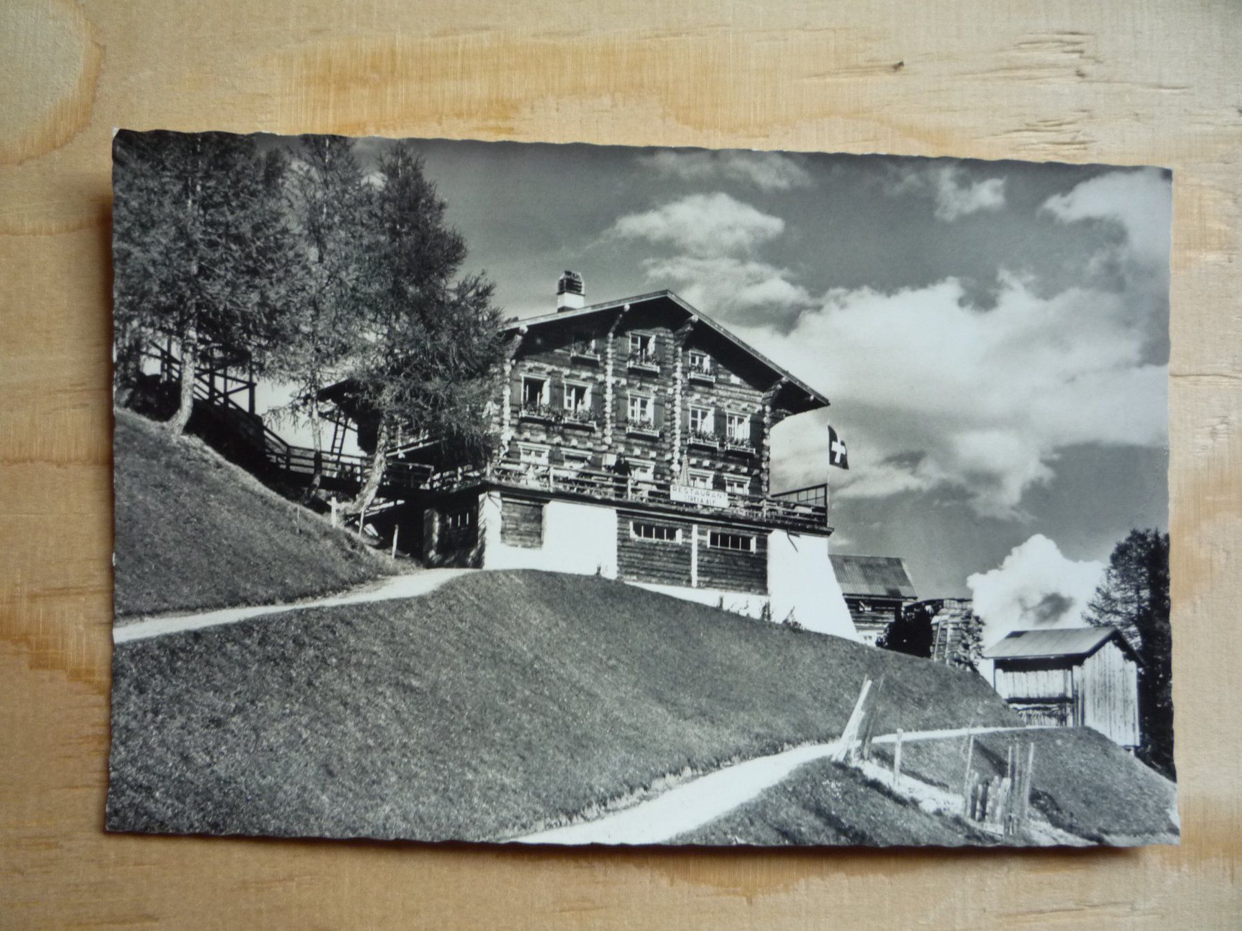 Cartoline postali: Gasthaus Strela-Alp, Davos-Platz, 7 - 250 – Usato da Rieden SG venduto da Gant24