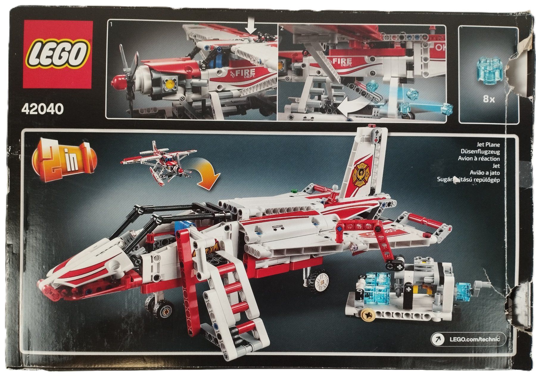 Technics Kit di costruzioni: LEGO Technic Fire Plane 2 in 1 - 42040 – Nuovo e nell'imballaggio originale da Schübelbach venduto da Restwert_Schubelbach 1