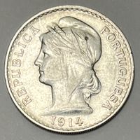 50 Centavos - Erste Republik - Portugal - 1914 (Silber .835)