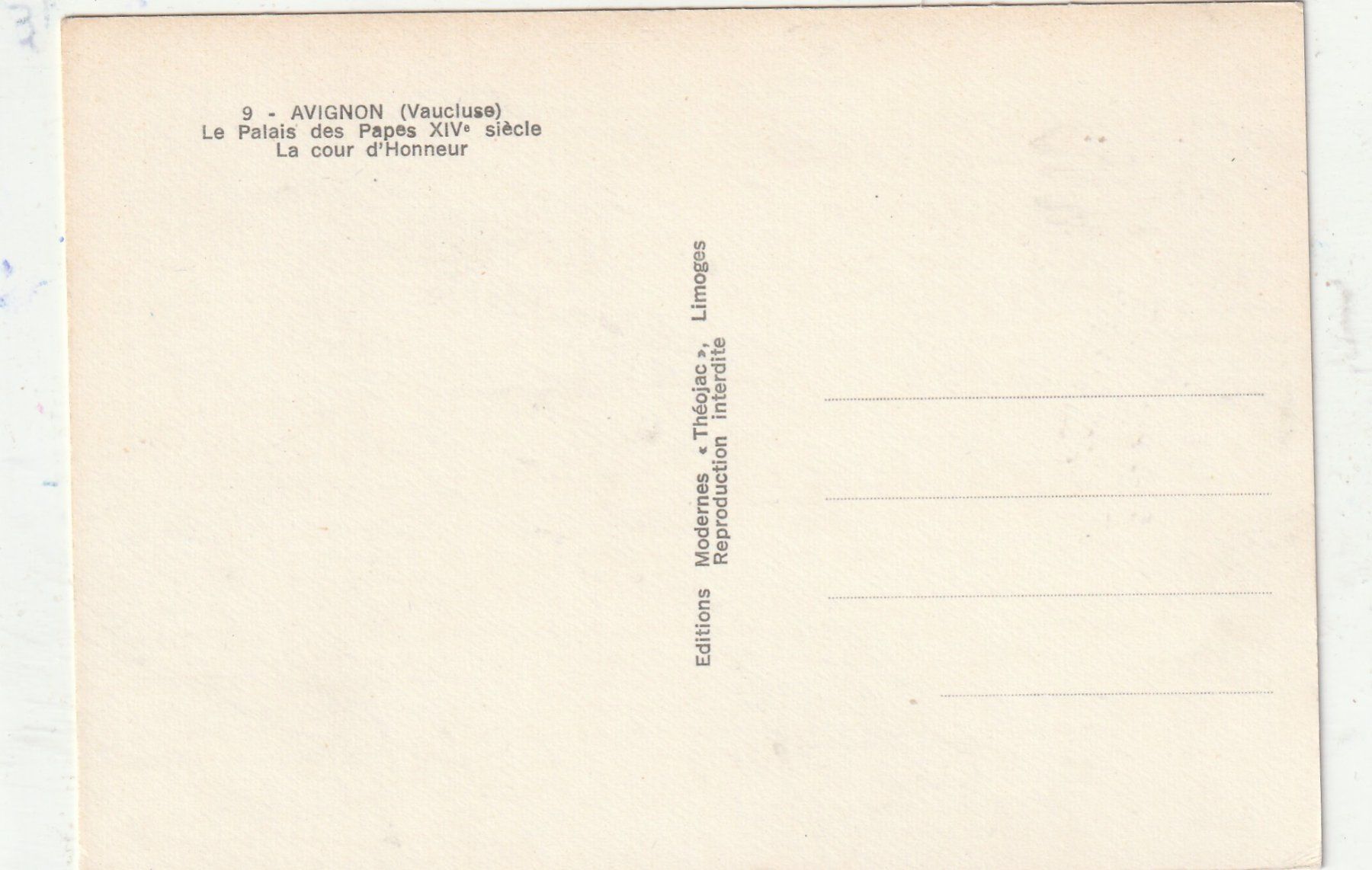 Cartoline postali: Avignin Palast Paps XIV – Usato da Lumbrein venduto da made02 1