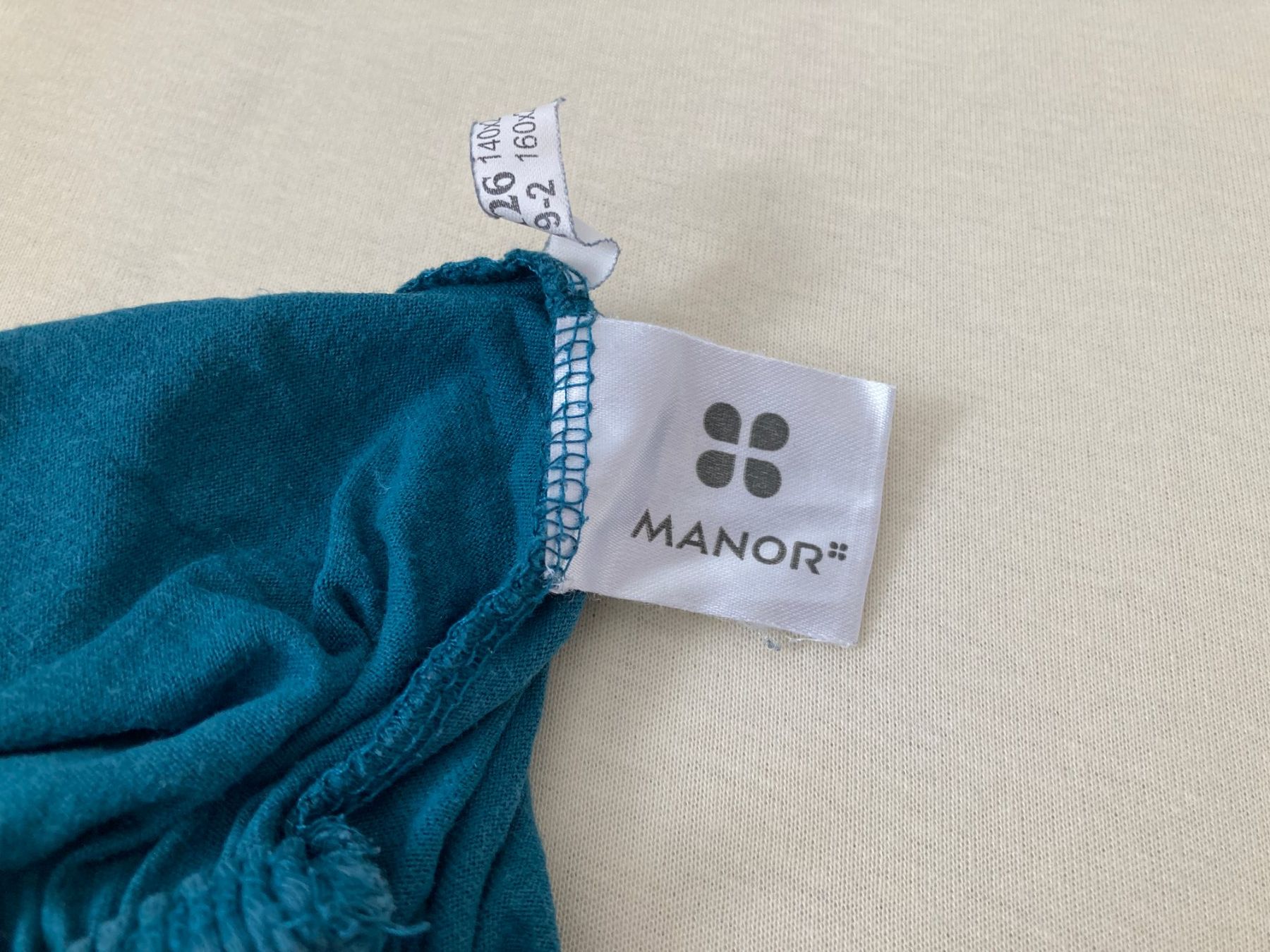 Manor Biancheria da letto: Linge de lit coton Manor 140x200cm Turquoise – Usato da Biel/Bienne venduto da almercaa 1