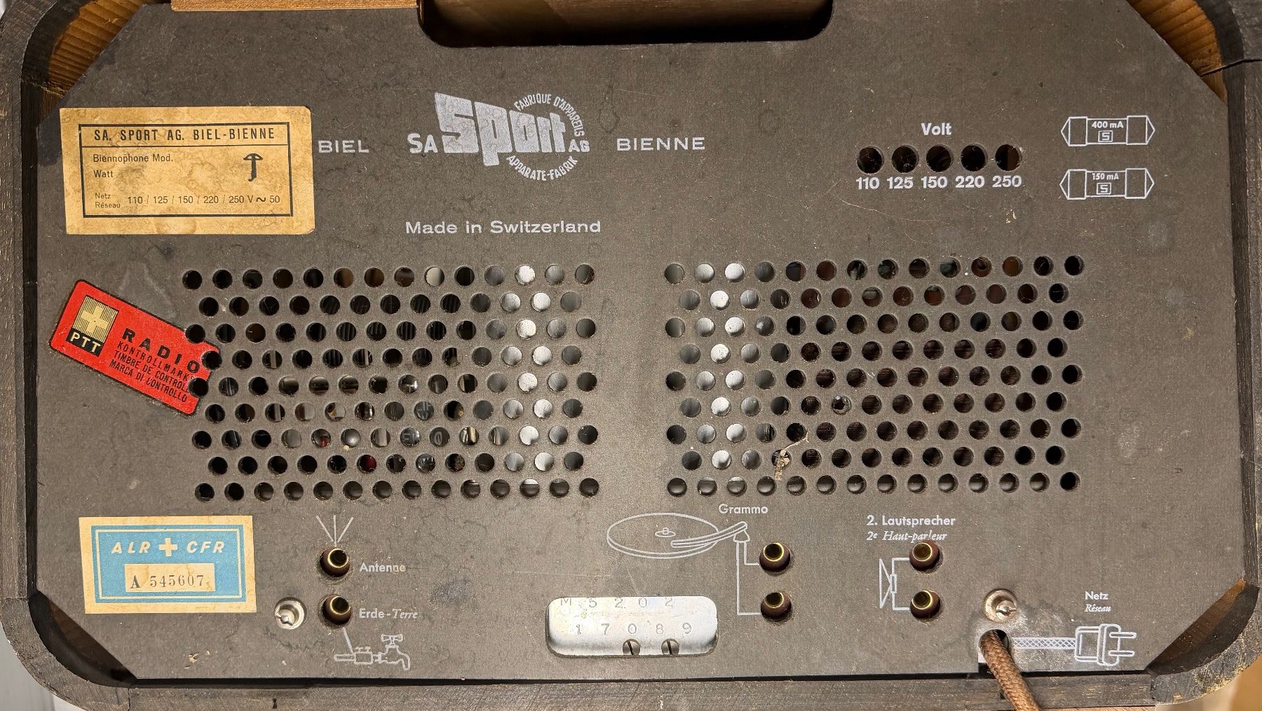 Biennophone Radio: Vintage Röhrenradio – Usato da Zuchwil venduto da Clamase 1