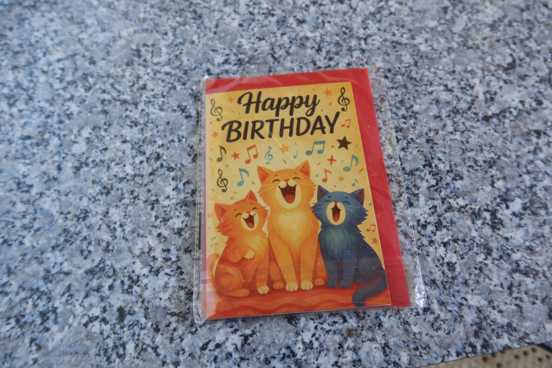 Cartoline postali: Geburtstag Karte Katze – Nuovo e nell'imballaggio originale da Täuffelen venduto da Cindybussy
