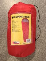 Schlafsack Inter Discount rot Temperaturbereich neu