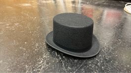 Chapeau haut de forme noir taille unique