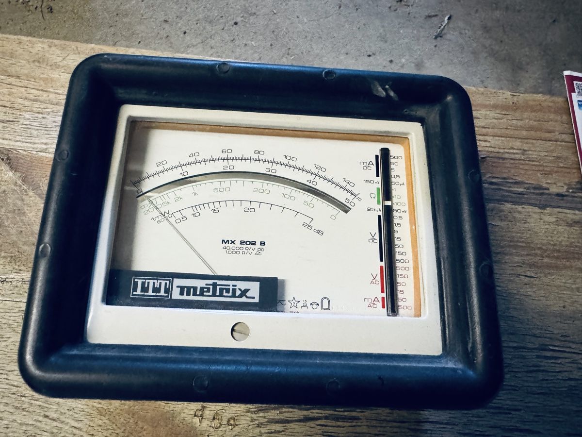 Funktechnik: Messinstrument Metrix MX 202 B Analog Voltmeter Amperemeter – Gebraucht aus Sternenberg von Mcfraui 2