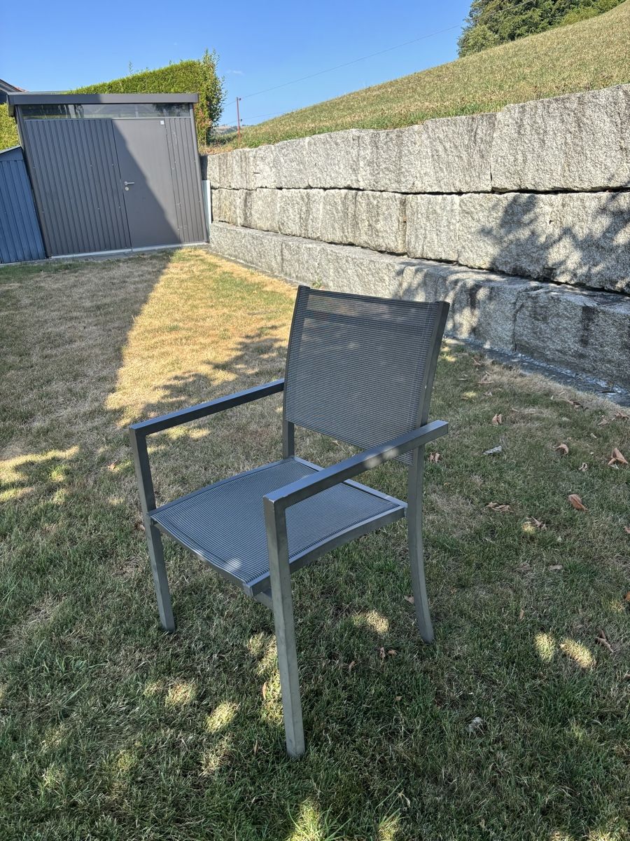 Chaises: Gartenstühle Aluminium 8Stk. – D'occasion à Ganterschwil par ja1313nis 1
