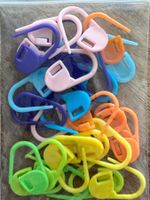 30x Maschenmarkierer / Strickmarker Sicherheitsnadeln