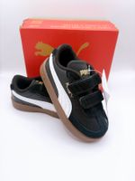 Scarpe Puma chiusura a strappo Nero Oro taglia 22 Nuove
