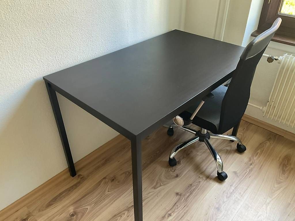 Schreibtische: Black desk/ Black dining table – Gebraucht aus Zurich von sof_pz8l 2