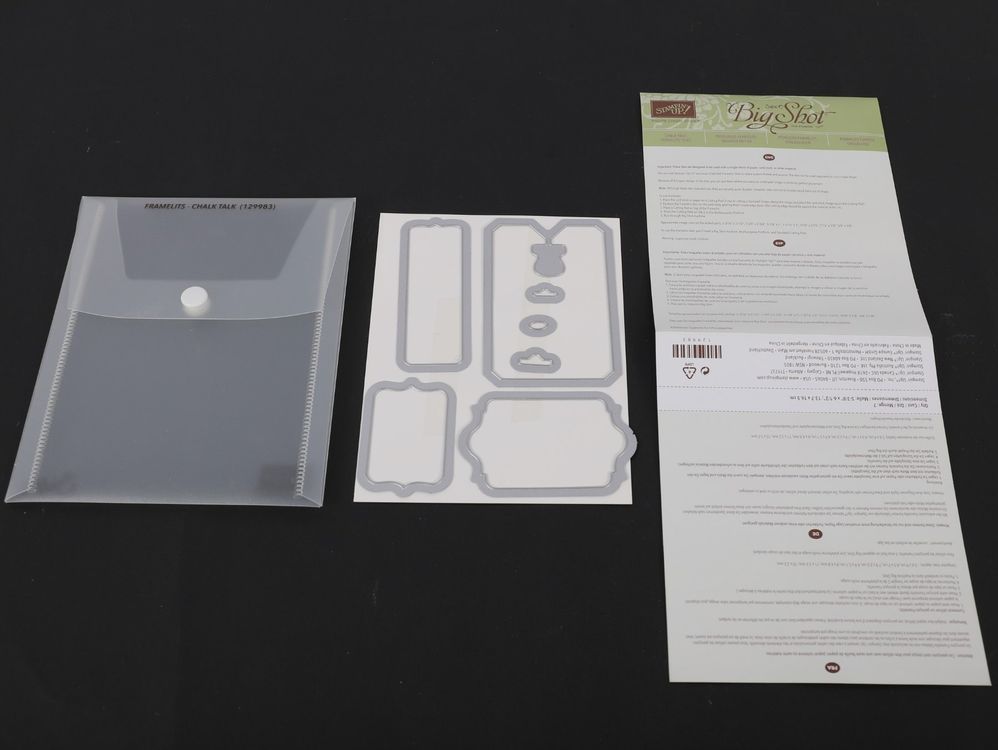 STAMPIN UP Framelits Tafelrunde (Gebraucht) in Steinen für CHF 6 – mit