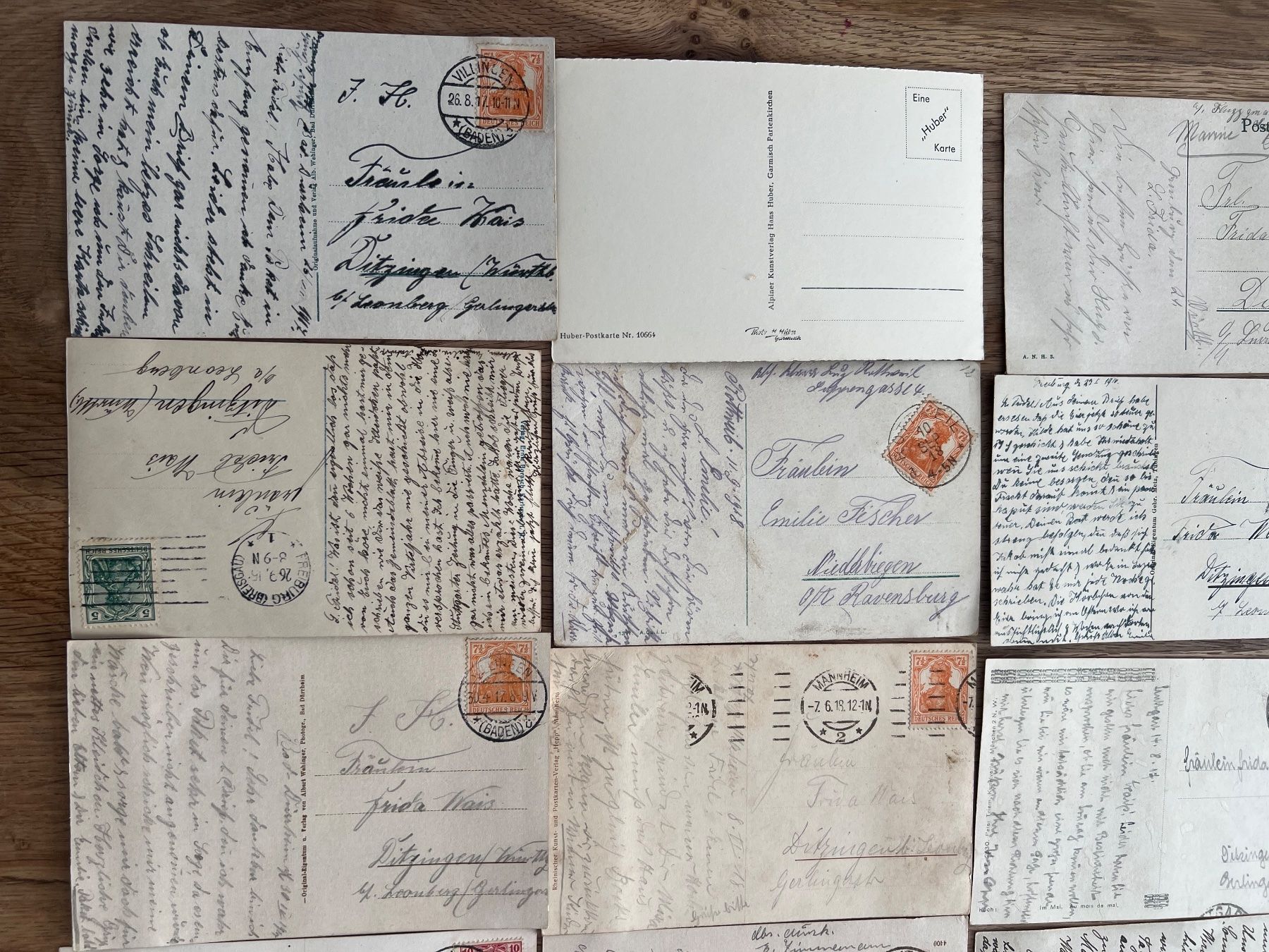 Cartoline postali: Sammlung Ansichtskarten Deutsches Reich – Usato da Hermetschwil-Staffeln venduto da militaria-schweiz 7