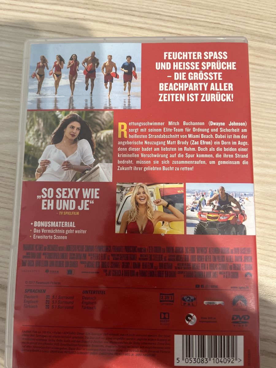 Tutti i DVDs: BAYWATCH DVD Dwayne Johnson Zac Efron Komödie – Usato da Gossau SG venduto da __roman__95 1