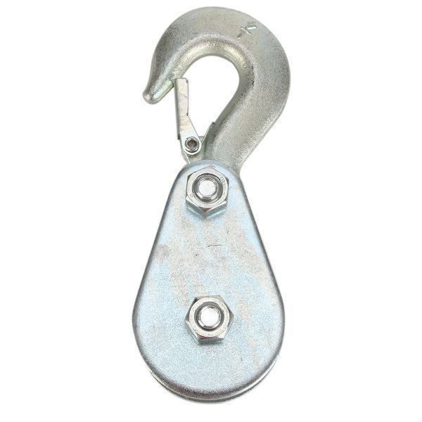 Produktbild von Umlenkrolle 30mm Mit Haken – Verzinkter Stahl, Für Seile Bis 9 Mm, Max. 41 G