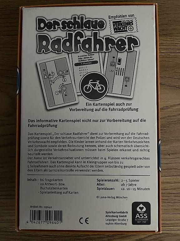 Spiele: Der schlaue Radfahrer – Gebraucht aus Schafisheim von scheibler01 1