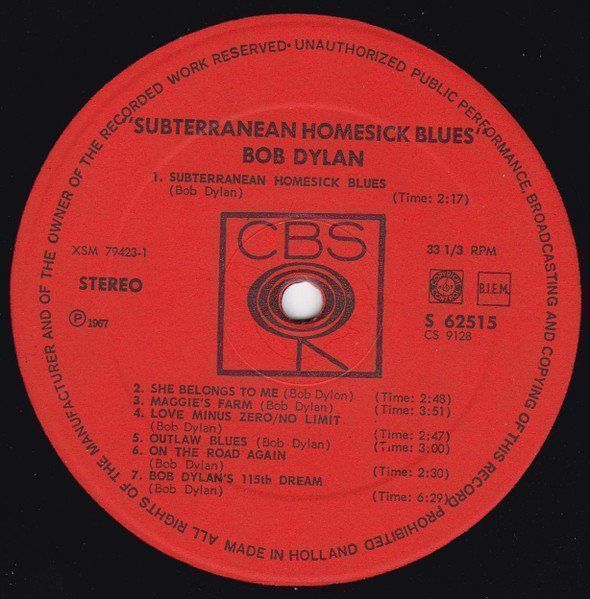 Dischi in vinile: Bob Dylan – Nuovo (secondo la descrizione) da Aeschi SO venduto da Stones55 3