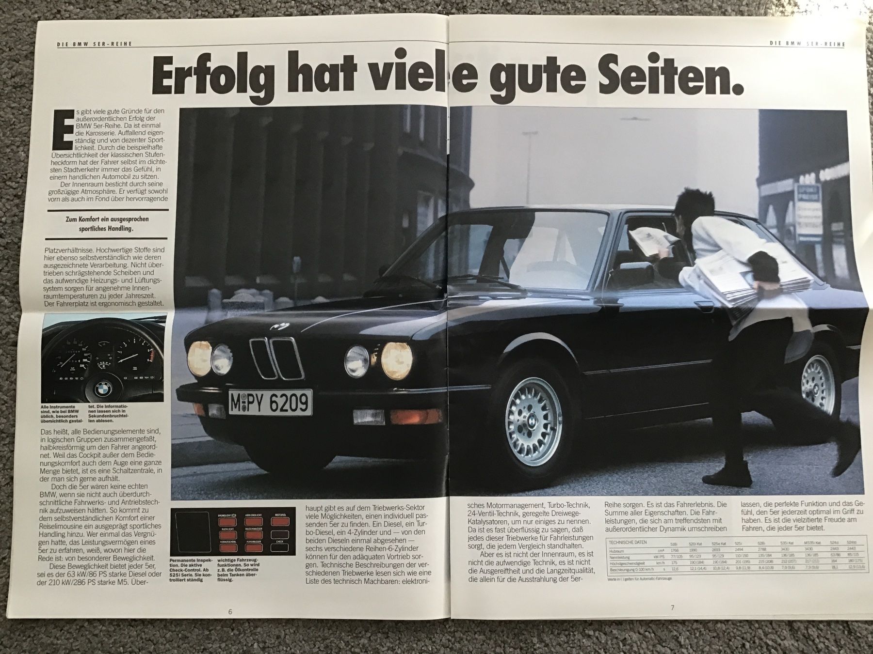 BMW Documenti: BMW Programm Verkaufsprospekt 16 Seiten 2/1987 – Usato da Scherzingen venduto da Starseller62 3