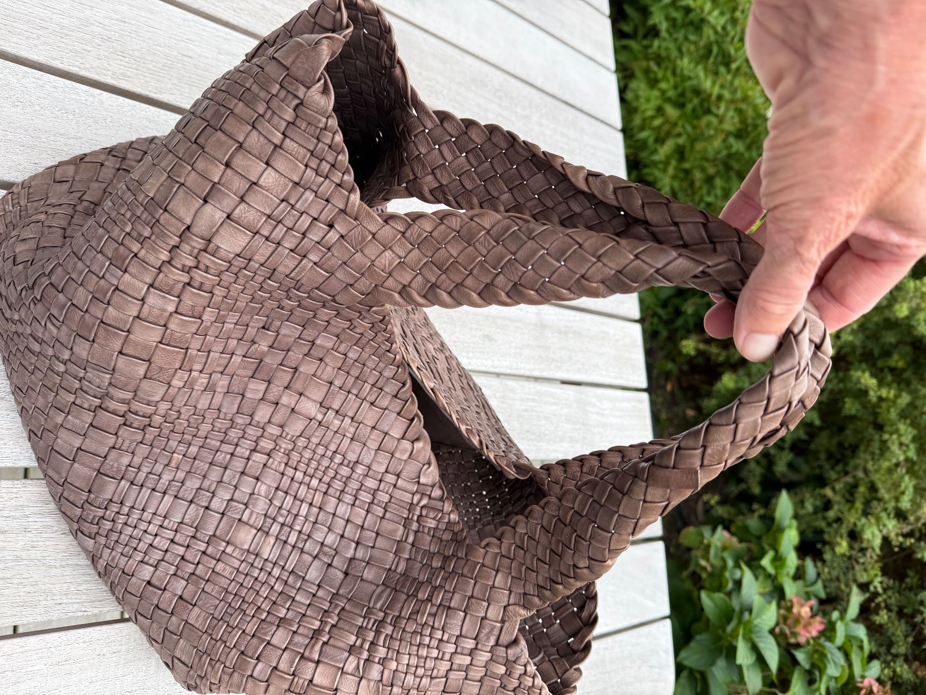 Taschen für Damen: Visona Tasche handgeflochten – Gebraucht aus Herrliberg von Schubi64