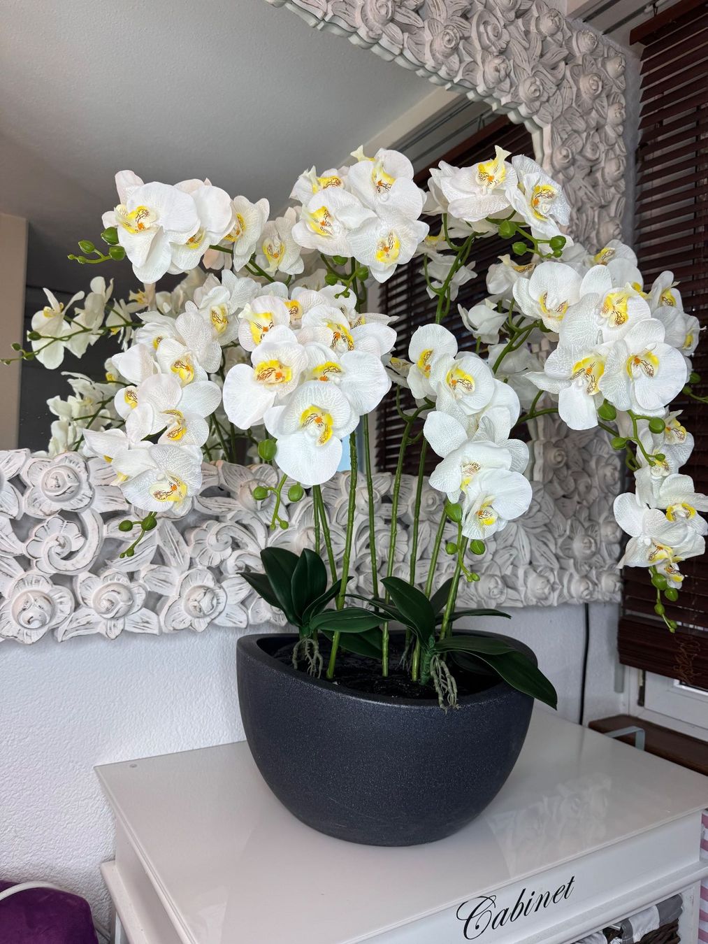 Tutte le decorazioni: Künstliche Orchideen mit Vase New – Nuovo (secondo la descrizione) da Zürich venduto da Privat4444 1