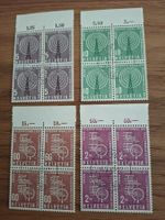 Dienstmarken: 4er Blocks: UIT