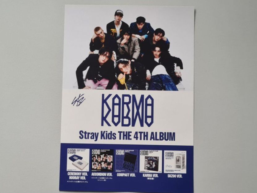 Stray Kids Karma HMV Flyer Poster Lee Know Straykids SKZ Neu gem ss 