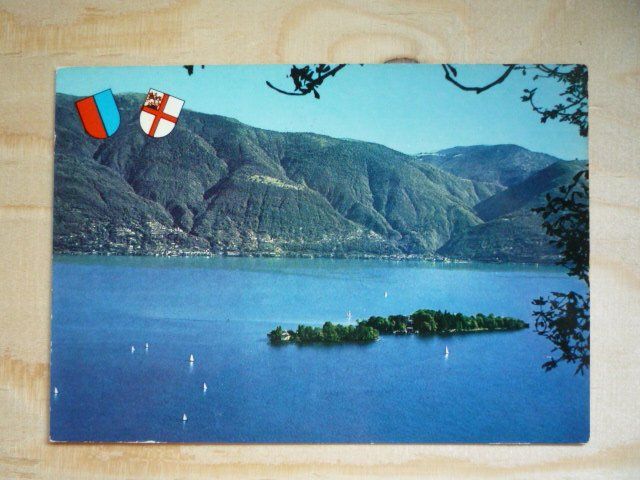 Cartoline postali: Isole di Brissago, 601 – Usato da Rieden SG venduto da Brockehuesli