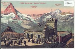 Gornergrat - Bahnhof - animee - Litho