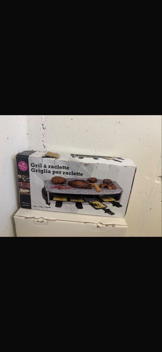 Cheminée: Raclette Grill neu im Karton ungebraucht – Neuf (Voir description) à Tuggen par erk22.12