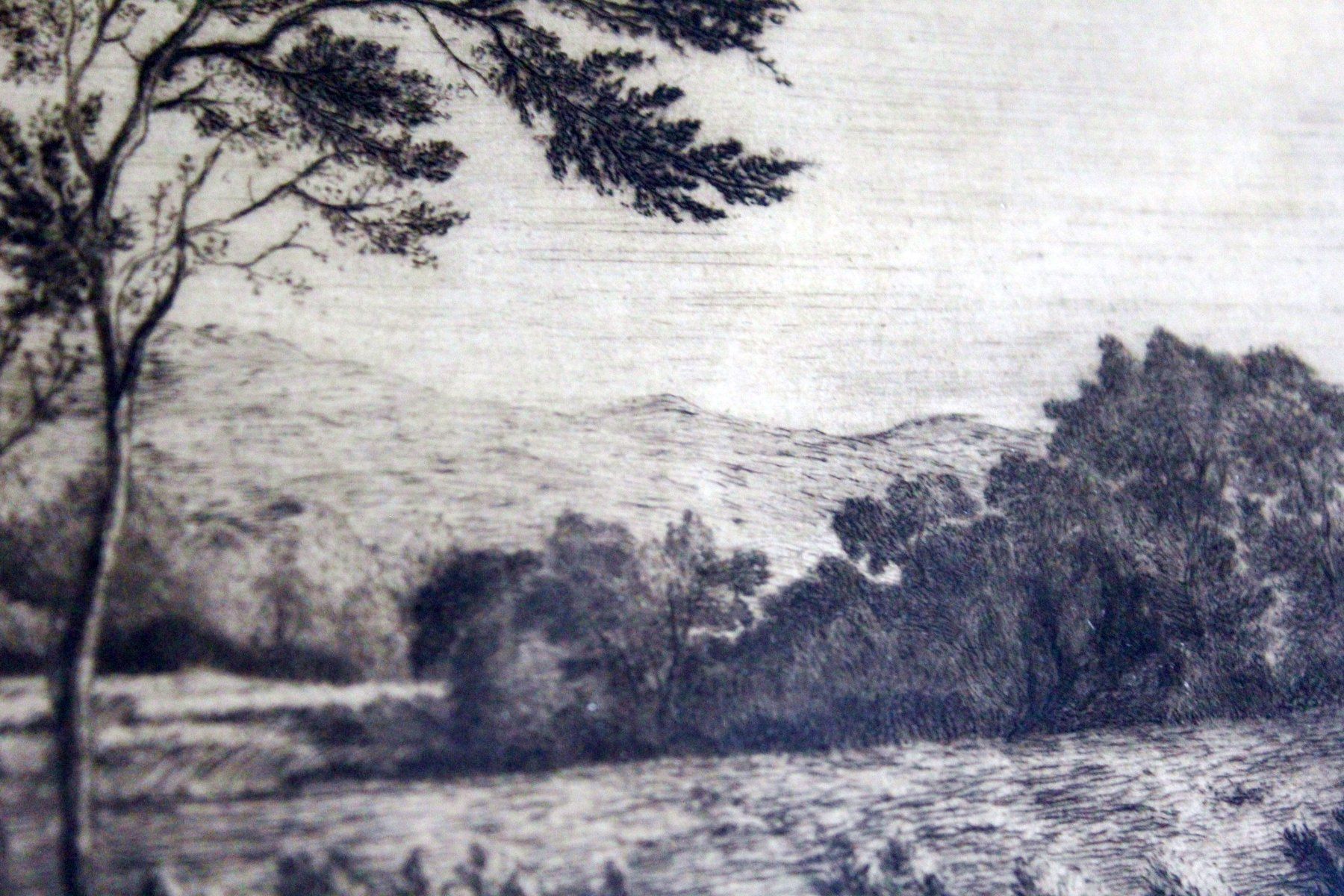 Gemälde: EUGEN LINDENBERG (Germany, 1877-?) Landschaft mit Kirche – Gebraucht aus Bern von Arting 7