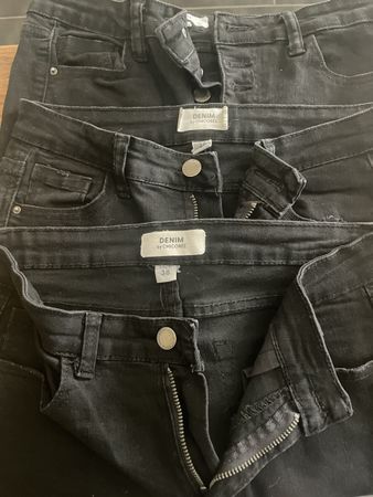 Tolle schwarze Jeans, Gr. 38,  guter Zustand, 🍟✨