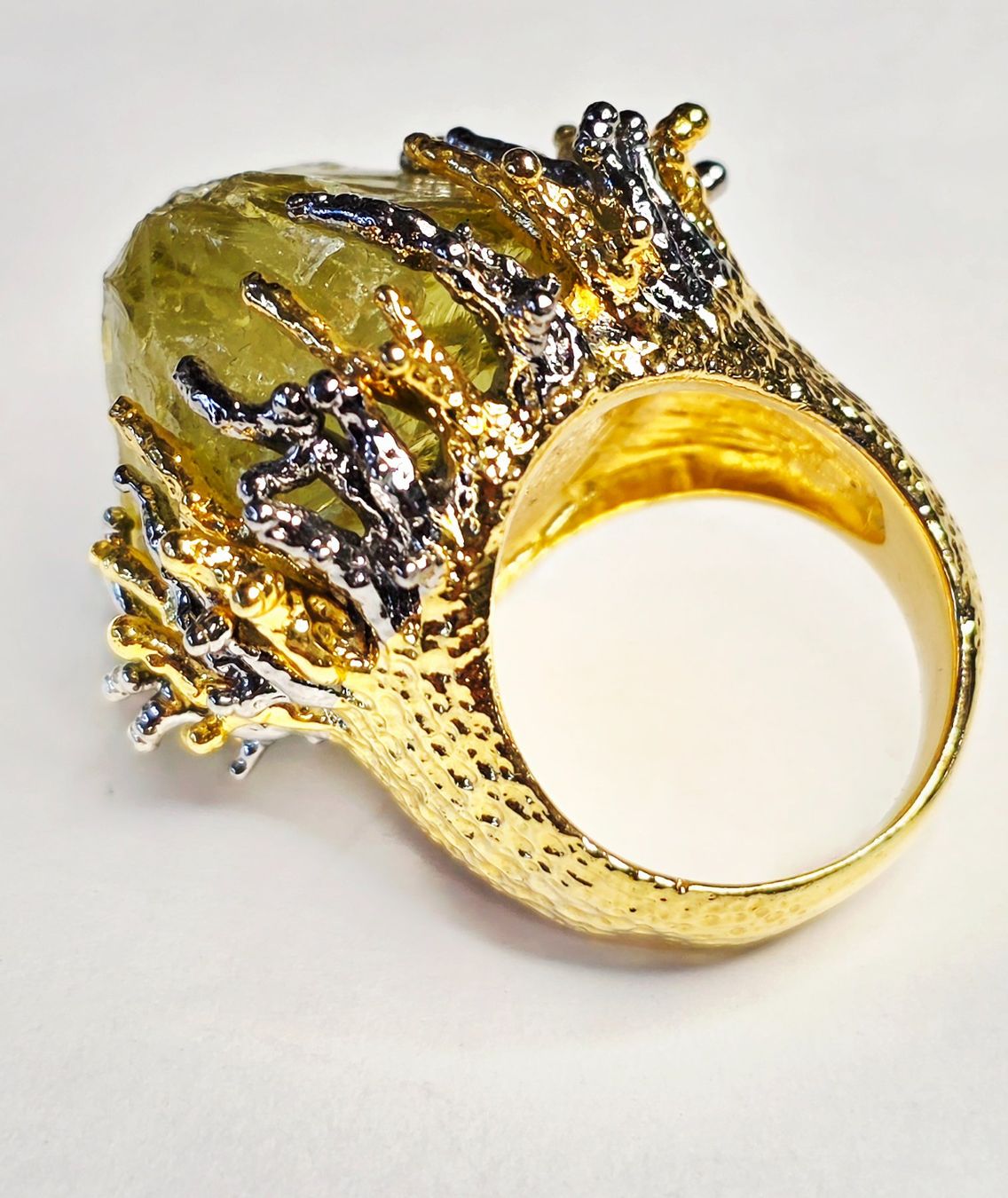 Anelli: Ungeschliffener Peridot Ring – Nuovo (secondo la descrizione) da Zürich venduto da adriben 3