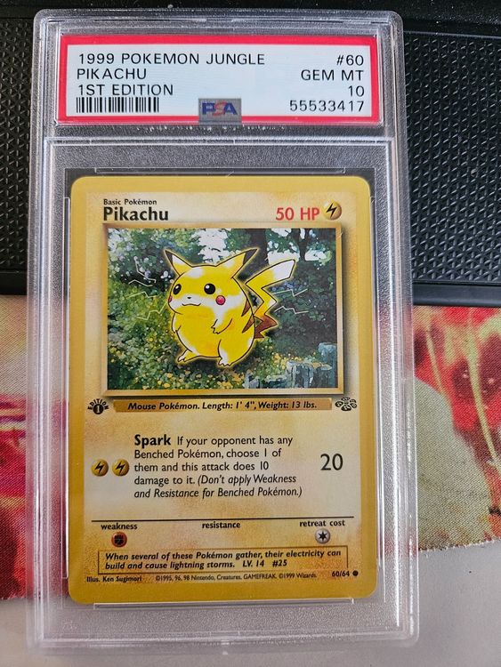 Pikachu 1st. Edition PSA 10 Kaufen auf Ricardo