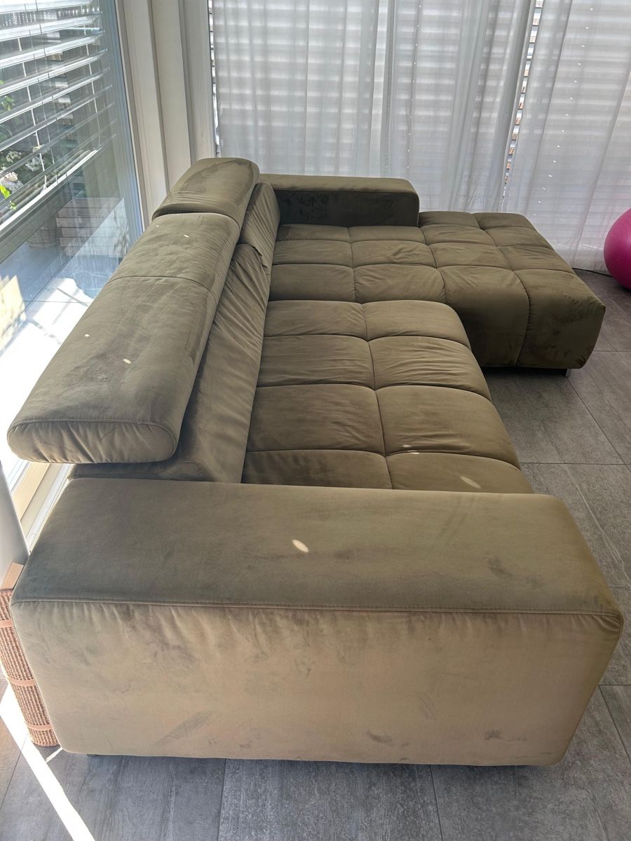 Sofas: Ecksofa olivgrün – Gebraucht aus Gelterkinden von Kikierenda 3